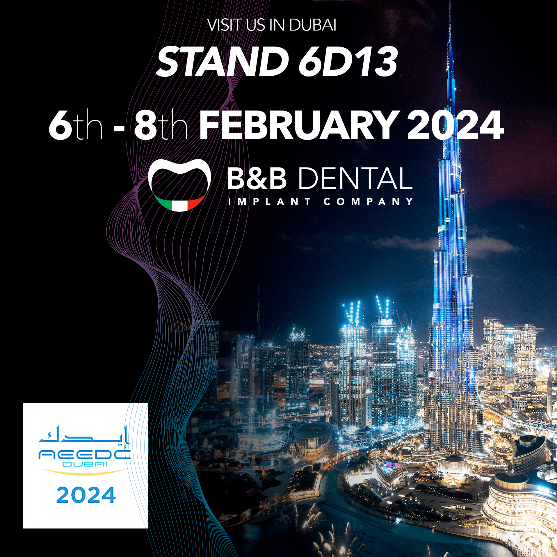 Exposición AEEDC Dubai 2024 - B&B Dental